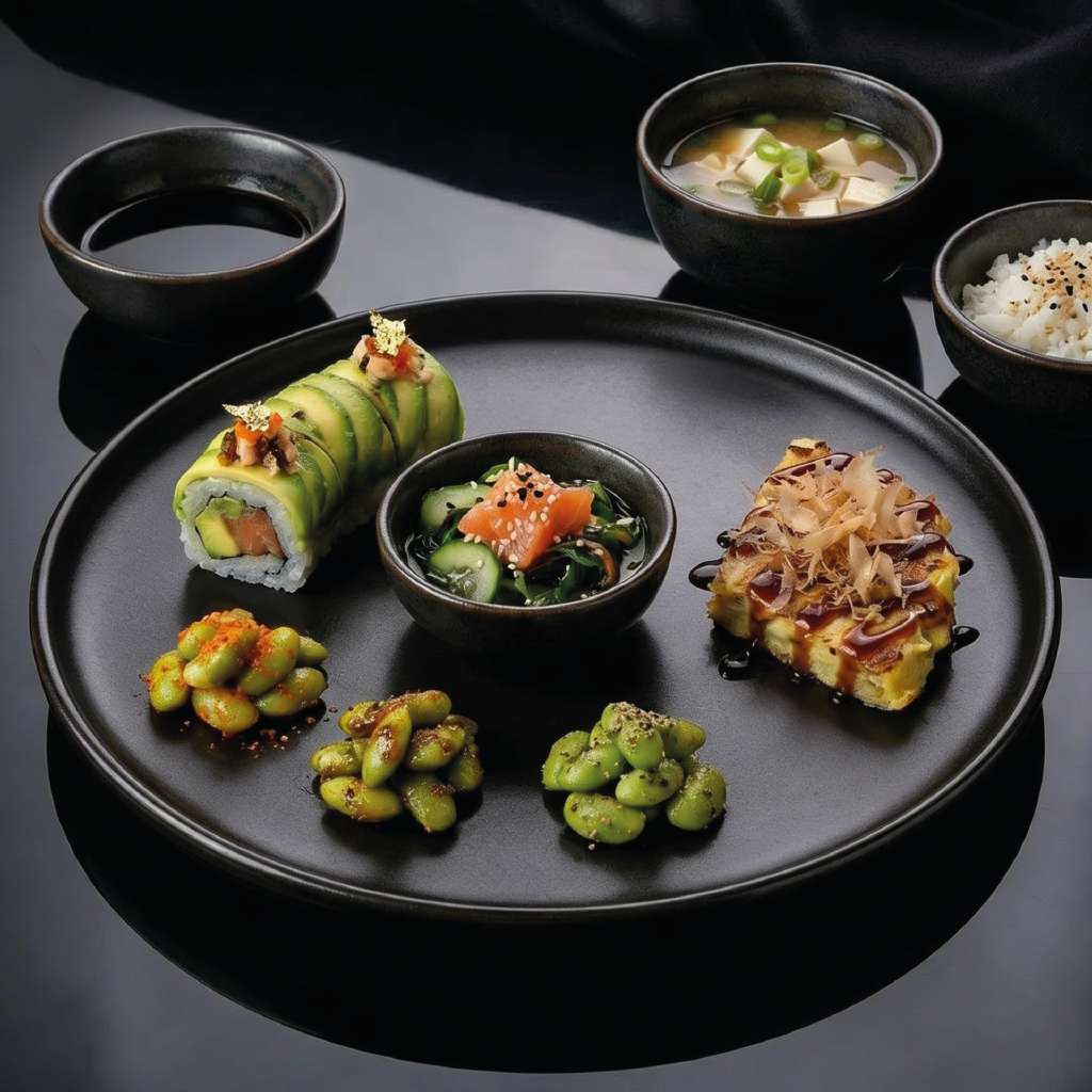 ensaladas japo y entrantes