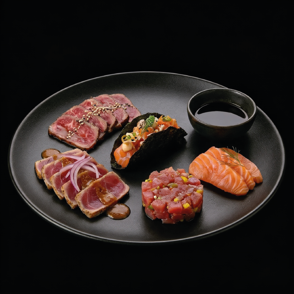 tartar, tataki y sashimis